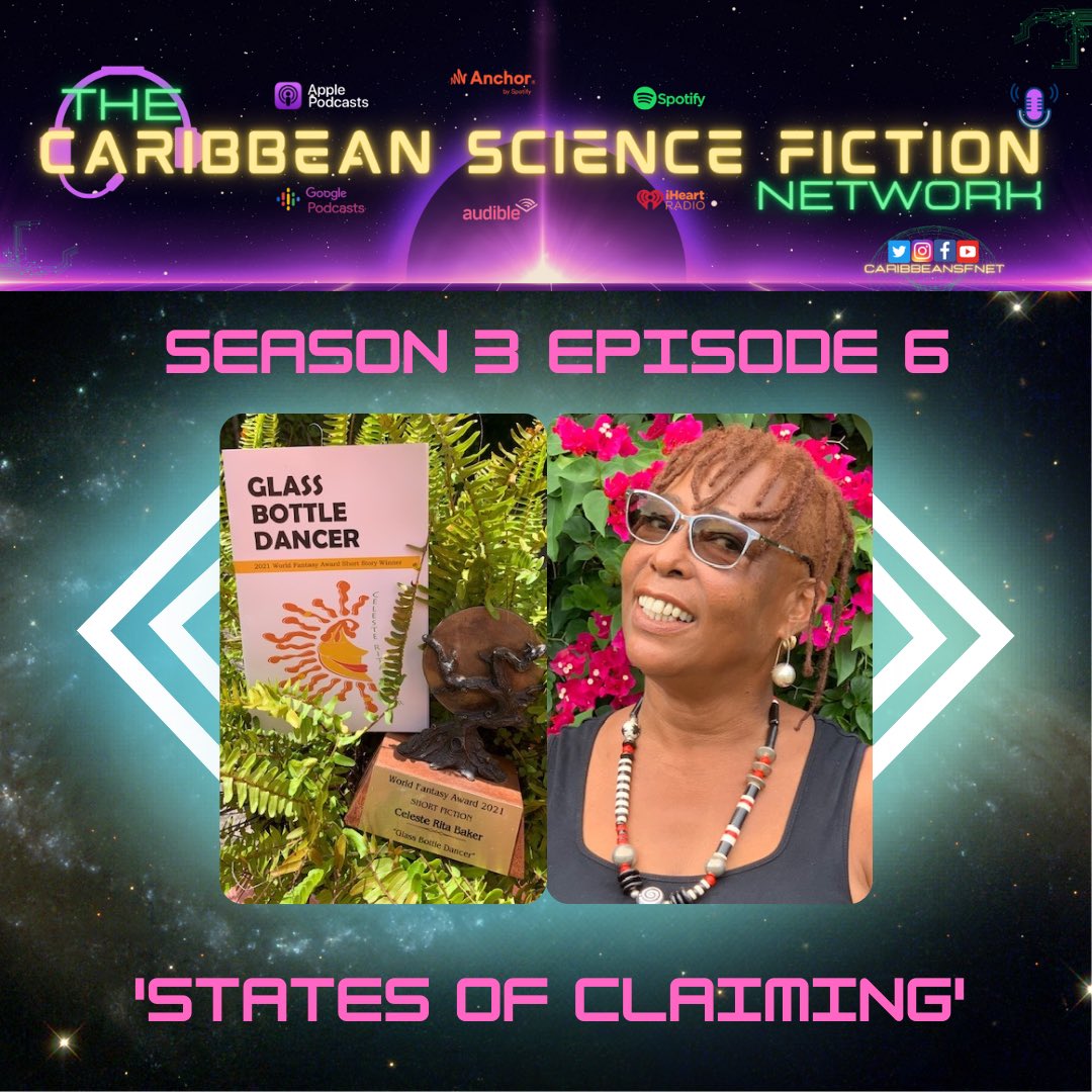 caribbeansfnet's tweet photo. @tenwest522 🇻🇮entered the chat! Listen to the @LightspeedMag award winning author  🙌. We chat about dancing, being silly, language, and mangoessss 🥭 listen here ➡️ https://t.co/laxxlz1y8d… @PodNationPods #podcast #PodcastAndChill https://t.co/Wj6PLEWfV2