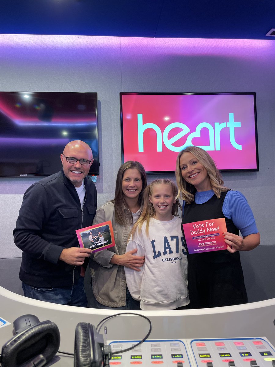 HeartYorkshire's tweet photo. Next week Dixie &amp; Emma are speaking to the amazing Burrow family. @Rob7Burrow 

Massive congratulations to them for their NTA nomination for ‘Rob Burrow: Living with MND’. 

You can vote here⬇️ 
https://t.co/Y1hEpJJBuD
Go show your support and get behind a Yorkshire legend❤️ https://t.co/yCZKz0XDwE