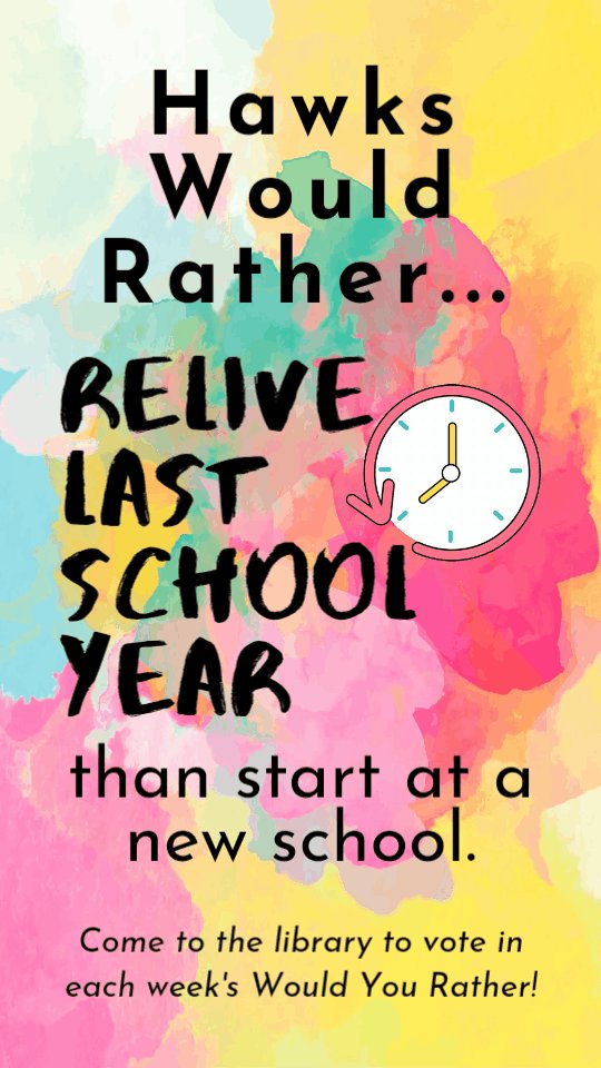 Hayfield SS Library tweet media