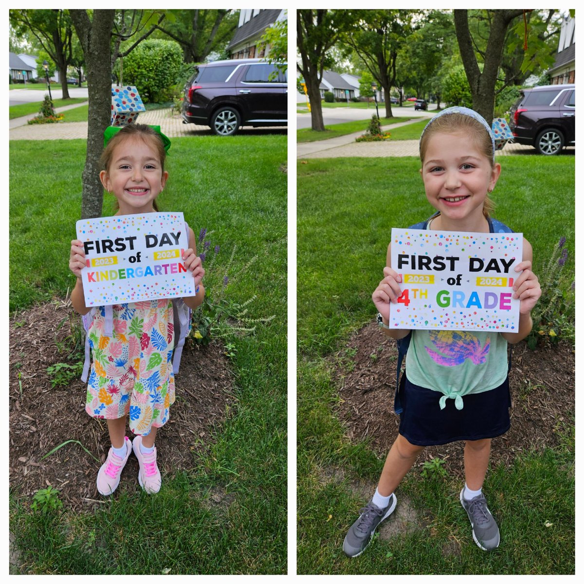 Medowsmath's tweet image. My girls are ready for an amazing school year! 
@Fairmount58 @MrsMicele