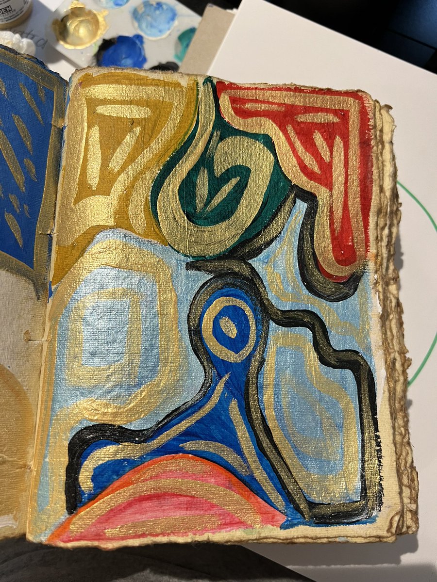 Visual Journal Page- Just messing Around. ❤️. Enjoy. 

#sharing # art #love