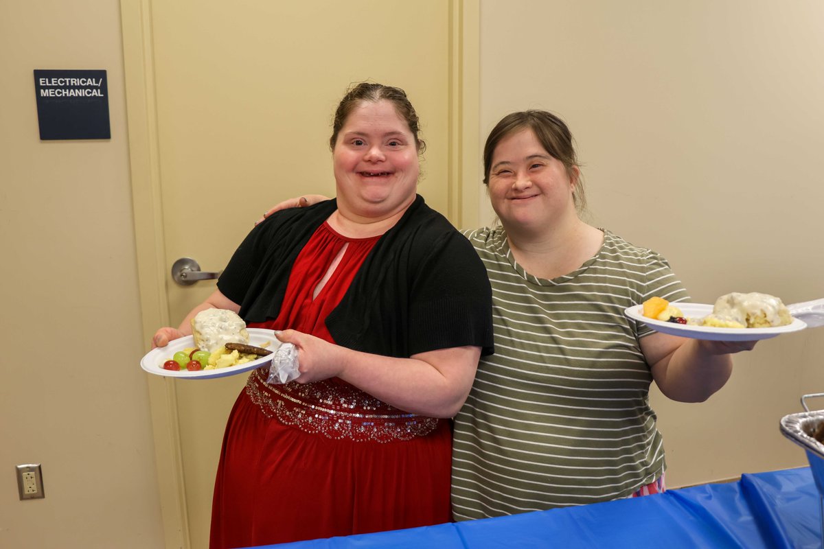 Today marked our annual Labor Day breakfast. Our clients and staff enjoyed a meal from Egg Crate Cafe. Don’t forget the tunes in “Sock Hop” style and the fun socks! 🧦 #MoreThanAThriftStore