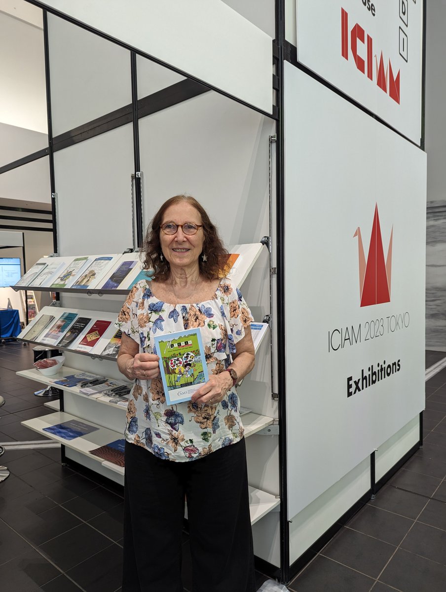 amermathsoc's tweet photo. Thank you to Alicia Dickenstein (@ADickenstein), co-author of Matemax: English + Spanish Edition, for visiting us at @iciam2023.

Learn about Matemax,  a book designed for children and young teens that aims to teach mathematics in an entertaining way: https://t.co/xPBvOr3Ud3 https://t.co/rCRU0noEHt