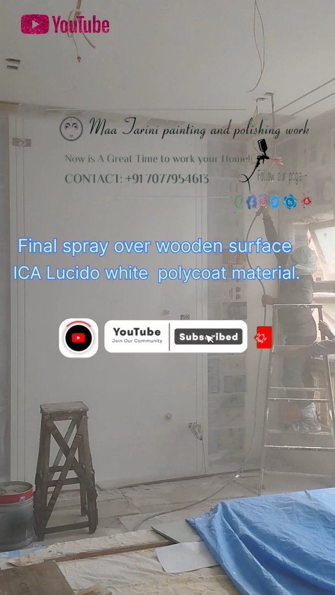 maapaintingwork's tweet image. ICA Lucido white polyester coating. 
. 
. 
. 
#ica #interiorwork #spraypaint #interiordesign