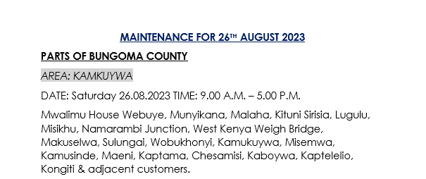 Kenya Power tweet media