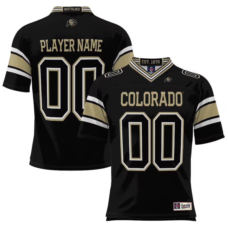 I’m excited to share with you guys that I will be having my first

🎉BLACK &amp; GOLD GIVEAWAY🎉

🎁 The first giveaway is going to be an officially licensed Colorado Buffs Jersey in the color and player of your choosing, valued at $140!

🏆 To be eligible to win, all you need to do