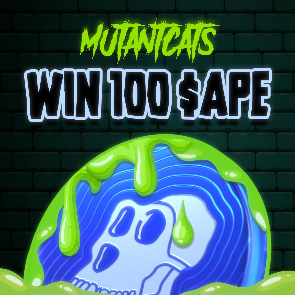 CryptoVonDoom's tweet photo. Community-led DAO. Vault of Blue chip NFTs, Crypto &amp; Coins. Entertainment &amp; Rewards.

Join Mutant Cats &amp; be entered to WIN 100 $APE:
> Follow @MutantCatsDAO &amp; @CryptoVonDoom
> ❤️ &amp; Retweet
> Tag 2 Friends
Ends 48 HR

DAO: https://t.co/SwCXAk0dnq
OpenSea: https://t.co/IwEwci6j6M https://t.co/YbmZAJ0FZl
