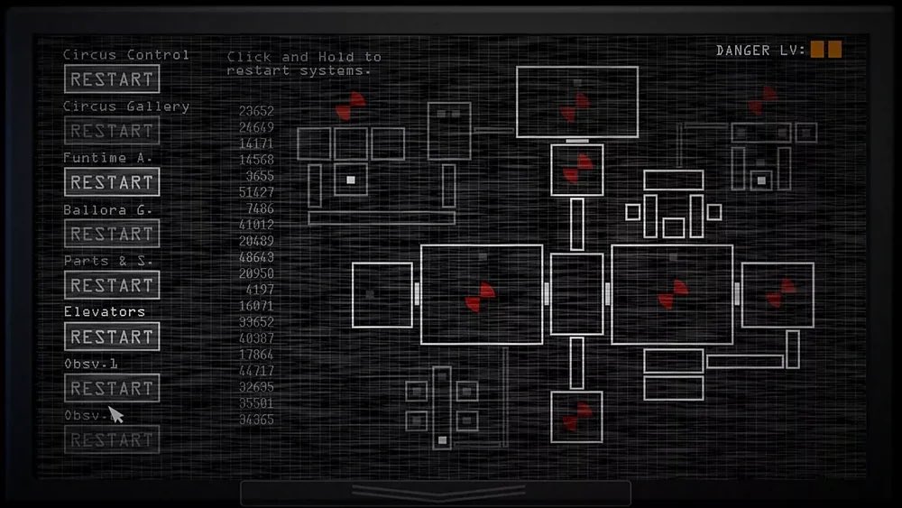 FNAF 3 ANIMATRONICS Diagram