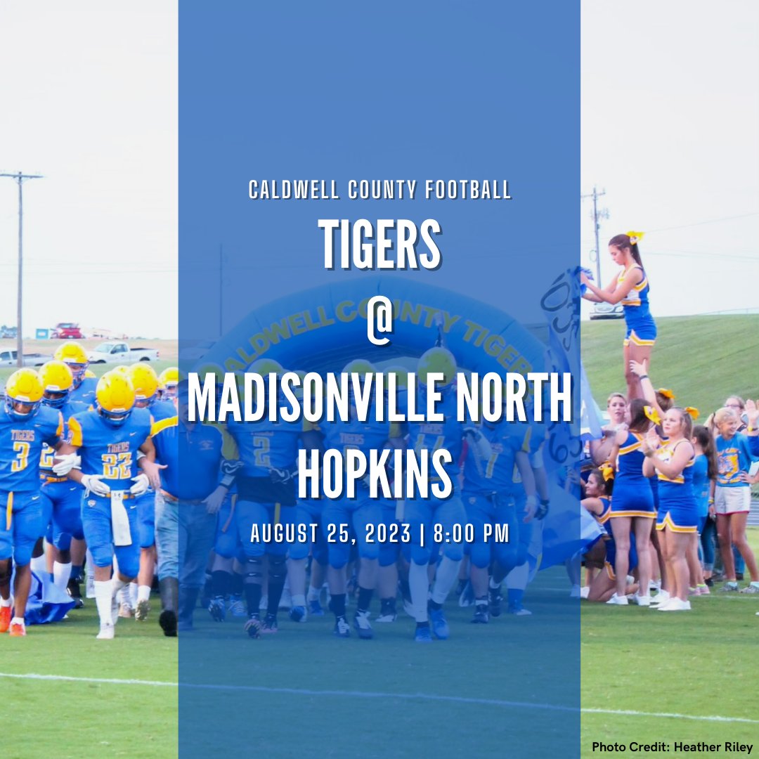 CaldwellSchools's tweet photo. FOOTBALL FRIDAY! 🏈🏈🏈 #TeamTigers #CCSKY #Tigerfootball # TigerAthletics #CCHS https://t.co/jutxEyRM1T