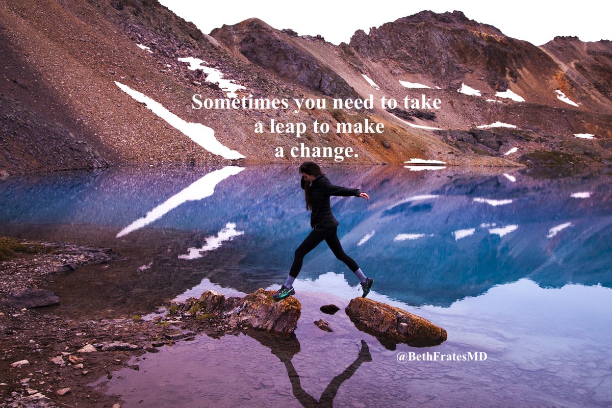If you are planning on making a change, you may need to take one small step or you may need to take a big leap. Change can bring renewal, new opportunities, and freedom. 
#fridaymorning #Mindset #HealthCoach #LifeCoach
