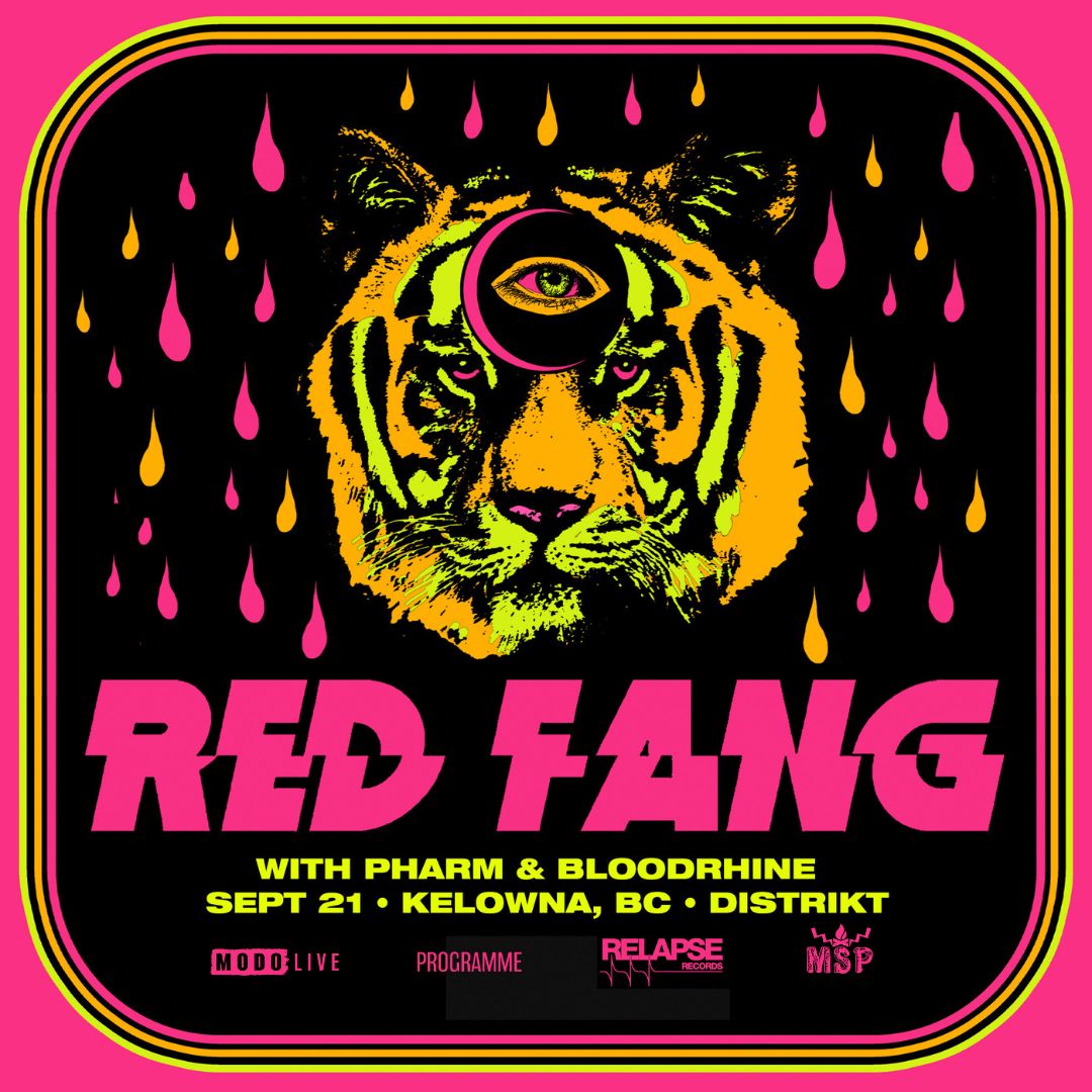 Pharm & Bloodrhine will be joining us on two upcoming Canada shows! Kelowna has moved to a bigger venue & tickets are available again! redfang.net/live.html