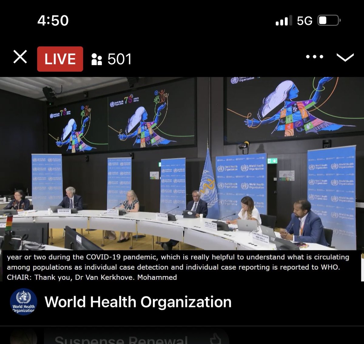 MinaGagaP's tweet photo. Great ⁦⁦@WHO⁩ session today, update and discussion on COVID, Mpox and the importance of infection surveillance. Thank you all! https://t.co/Ehm4GeOXDz