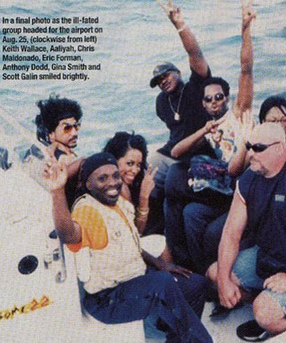 ApxHunt3r's tweet photo. Today, August 25 marks 22yrs since the tragic passing of a legend among legends. Beautiful Aaliyah, along with members of their entourageπ₯Ίπ. Say their names:
#Aaliyah
#ScottGallin
#KeithWallace
#DouglasKratz
#AnthonyDodd
#GinaSmith
#AnthonyDodd
#ChristopherMaldonaldo https://t.co/HDBsx3x8j0