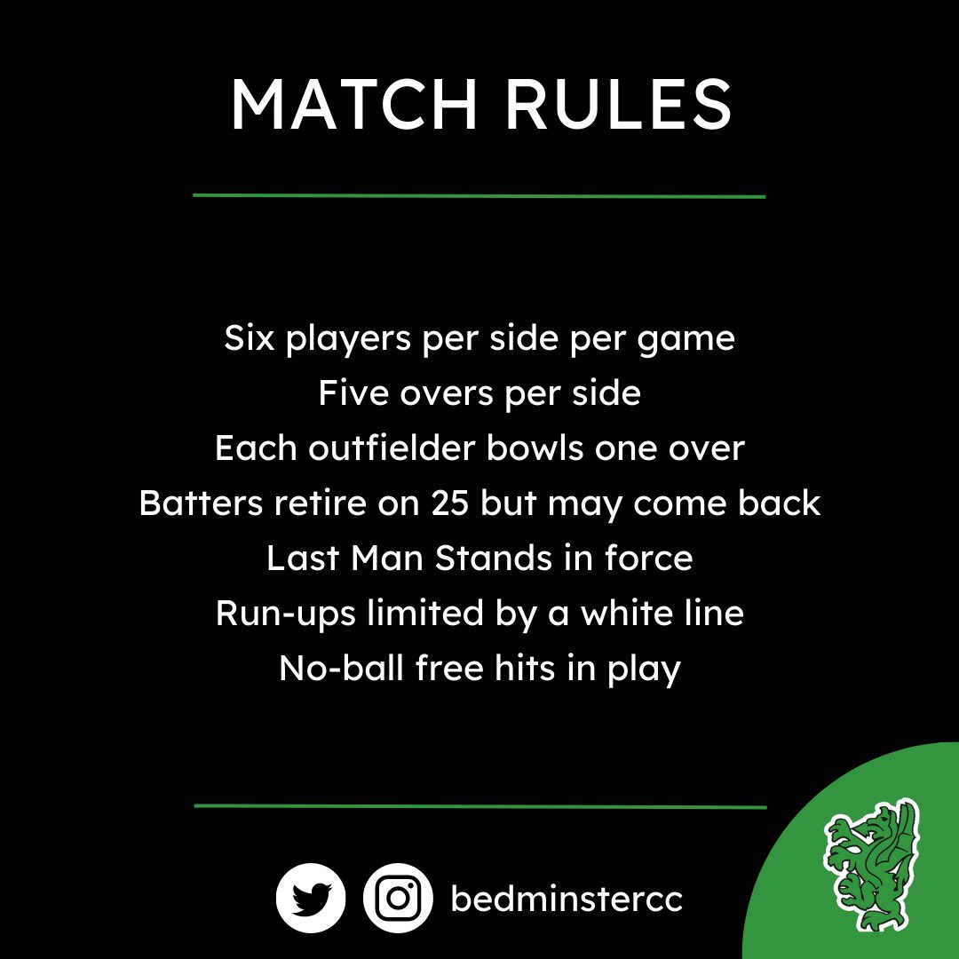 bedminstercc's tweet photo. End of season 6-a-side is back by popular demand! 9th Sept from noon.

Everything you need to know in the photos - main thing is get your ticks up by Wednesday! https://t.co/NrbmiWOCor