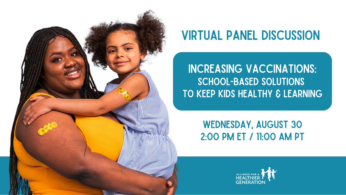 Join us next week for this incredible conversation with Sean Dade, MPA, Leah Ferguson, Ph.D., Erica DeWald, Synovia Moss, MPA, and Joanna Kuttothara, M.D.! Register here: bit.ly/3P2VEIk @HHSGov @Vaxyourfam @NCNWHQ @UnidosUS @WeAreUnidosUS #ImmunizationAwarenessMonth