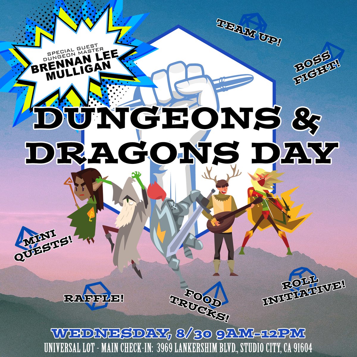 OH HEY I woke up really excited to share more stuff for DUNGEONS & DRAGONS PICKETING DAY!!! Reminder, all this fun will be happening Wednesday, 8/30!! #dndwgapicket