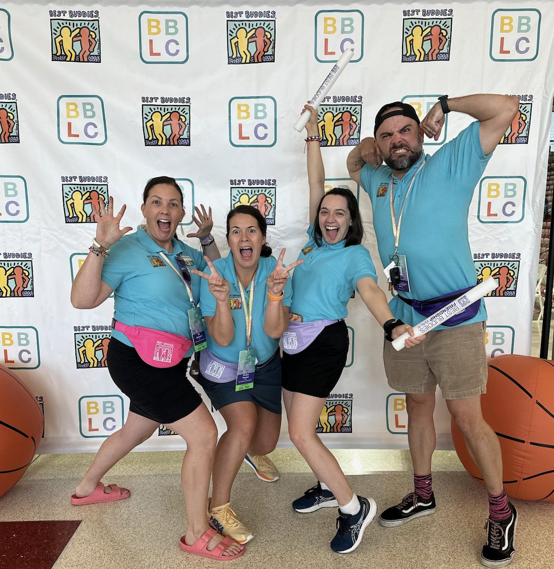 MyDynamicEvents's tweet image. Throwback to bringing the good vibes to Bloomington! We are incredibly grateful to be a part of the Best Buddies Leadership Conference each year. This is one event that leaves your cup overflowing at the end of each day and next year can't come soon enough! #BestBuddies