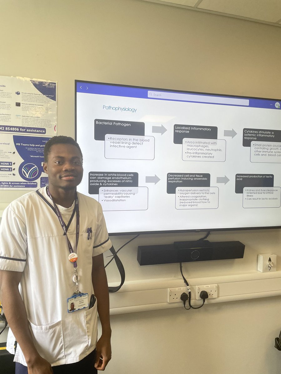 Siobhan Kelly (@shivykelly) on Twitter photo Wole one of junior rotational physios currently working with us - presenting our team teaching today. He chose Sepsis - very informative session and reminding us all how important it is recognising the early signs of Sepsis ๐ซ๐๐ฉบ <a href="/UKSepsisTrust/">The UK Sepsis Trust</a> <a href="/SepsisSTnurse/">Helen SepsisSTnurse</a> <a href="/STeesTherapy/">South Tees Integrated Therapies</a> Wole one of junior rotational physios currently working with us - presenting our team teaching today. He chose Sepsis - very informative session and reminding us all how important it is recognising the early signs of Sepsis ๐ซ๐๐ฉบ <a href="/UKSepsisTrust/">The UK Sepsis Trust</a> <a href="/SepsisSTnurse/">Helen SepsisSTnurse</a> <a href="/STeesTherapy/">South Tees Integrated Therapies</a>