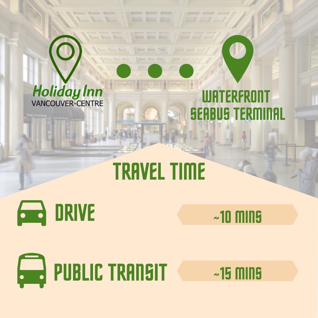 hivancouver's tweet photo. Get ready to embark on a journey through the vibrant streets of Vancouver's oldest neighborhood!
The SkyTrain station is just two blocks from our hotel, allowing you to reach Waterfront station within 15-minutes. #HolidayInnVancouverCentre #ExperienceIHG #Vancouver #touristspot https://t.co/Nu6VjAc1bP
