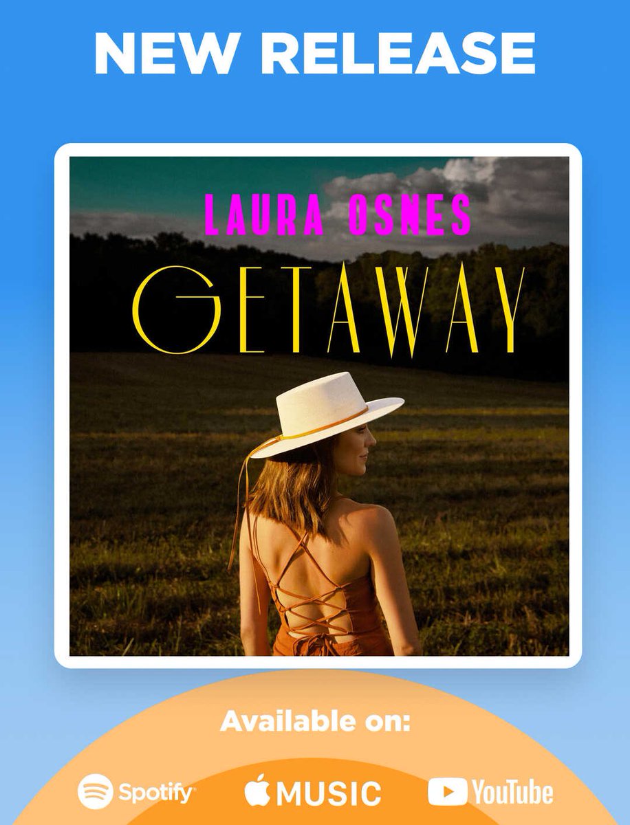 LauraOsnes's tweet photo. Your new end of summer road trip bop is here. Crank it up.

“Let’s get outta town, roll the windows down, oooh, and #Getaway!”

https://t.co/c37QpqcAmf https://t.co/DUyiC0wsIZ