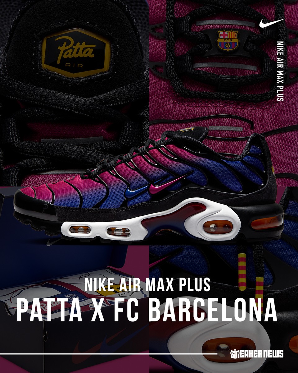Sneaker News on X: "FIRST-LOOK: Nike Air Max Plus "F.C. Barcelona