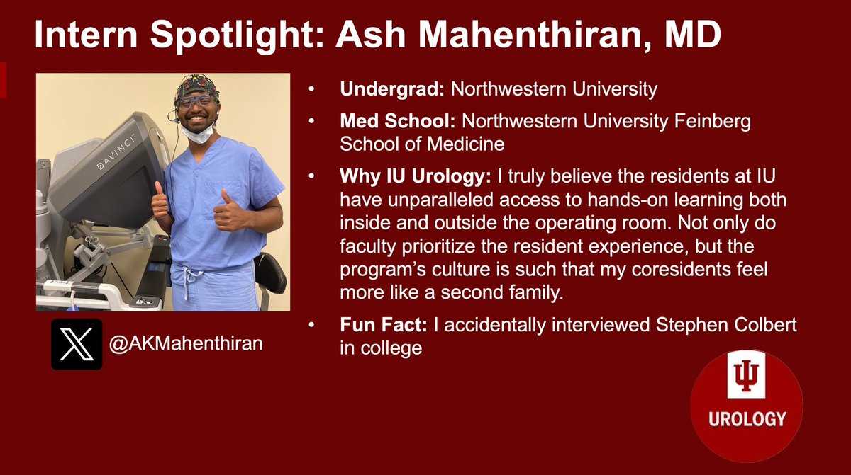 Indiana University Department of Urology tweet media