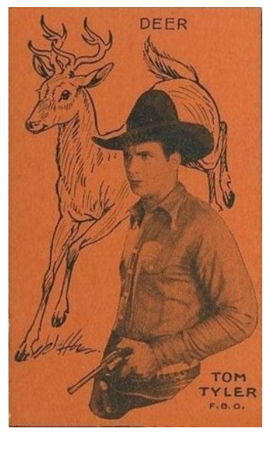 AventurasDeTom's tweet photo. Tom Tyler on a red W-strip animal card

#moviecard #TomTyler #filmcarm #moviecollectible #western #silentfilm #westernstar https://t.co/RLZDzQCXhf