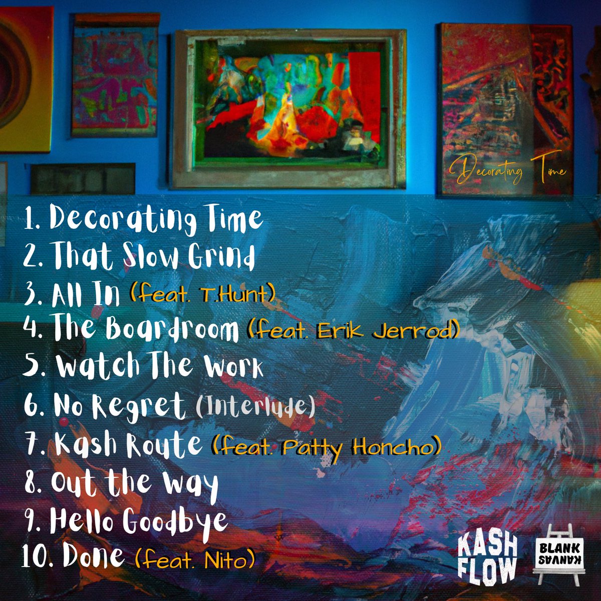 kash_flow83's tweet photo. Spin the block one time for me! Hell check it out if it’s your first time…#DecoratingTime🖋️⏰ OUT NOW‼️
@greeneryy_beats @Numbz16 @merakaimusic @Ayo_Shamir and more on production 🫡💯
https://t.co/raNTW4PAqp
https://t.co/mfPGHA2Zwu https://t.co/9Y7oHAf0nO