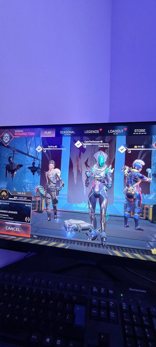 Ranked with the boys 
Twitch.tv/camthescouse