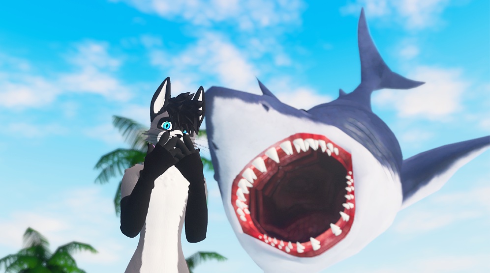 DDoubleDee_'s tweet photo. Let's go for a swim! 🦈

#VRC #furry #vrcphotography #furrycommunity #VRChatワールド紹介 #vrcfurry #furries #furryfandom #vrcavatar #furryvr #photography #VRChatPhotography #VRChat https://t.co/yFO1Z0kvn3