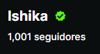 IshikaOficial's tweet photo. Y llegamos a los 1k seguidores en @kick ... seguimos con todo!! 
Mil gracias a todos, esto es solo el principio ^^ 💪 https://t.co/14uv1cP1yj