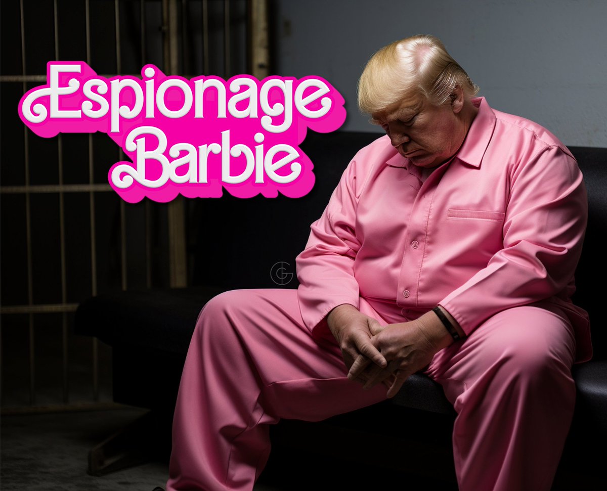 #trump #Barbie #TrumpArraignment #TrumpMugShotDay