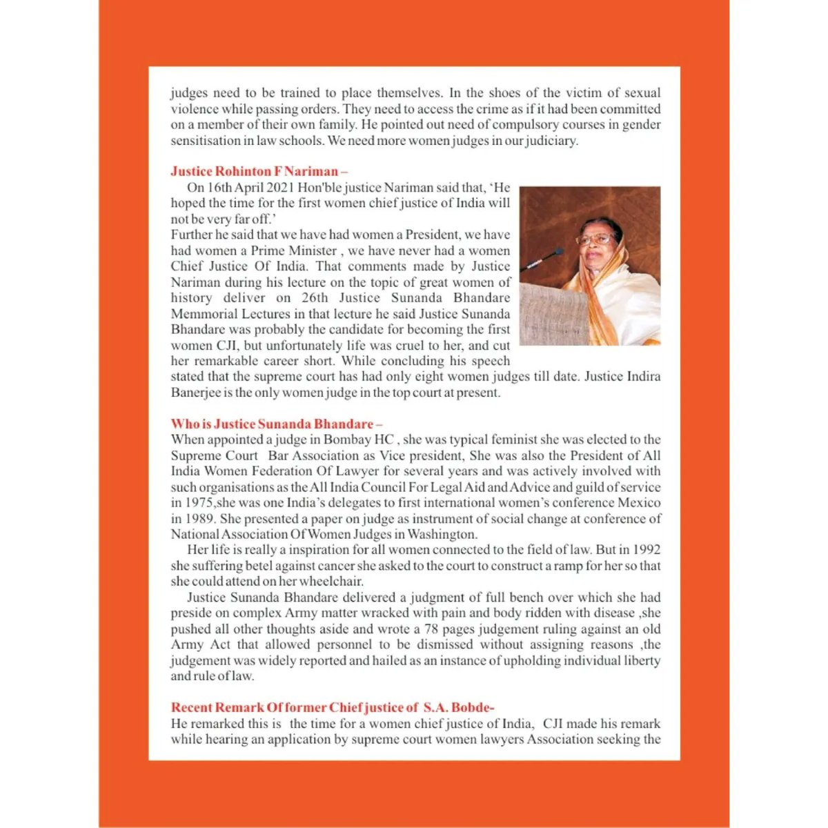 RahulCheble's tweet photo. My Article on Women's in Indian Judiciary is Published in Magazine Judicium Dei 2021-22 by Dayanand College Of Law Latur. https://t.co/Hfv0v8TxY9