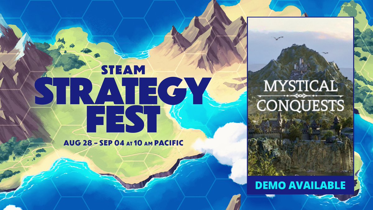 Morm91's tweet image. 📢 Happy to announce the release on #Steam of my all-new demo for ⚔️ Mystical Conquests ⚔️ on the occasion of the #strategyfest.

Enjoy the demo and don't hesitate to give feedback 😉

Wishlist : bit.ly/3K6QCaK

#indiegame #solodev #Demo