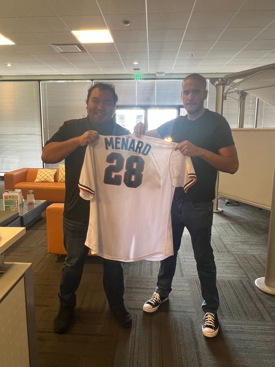 Thank you, John Amarante, for bringing us a special artifact from one of the greatest Esports players in the Dominican Republic, #MenaD! We in the International Department at Full Sail University are proud of you! #fullsailuniversity #internationalstudent
