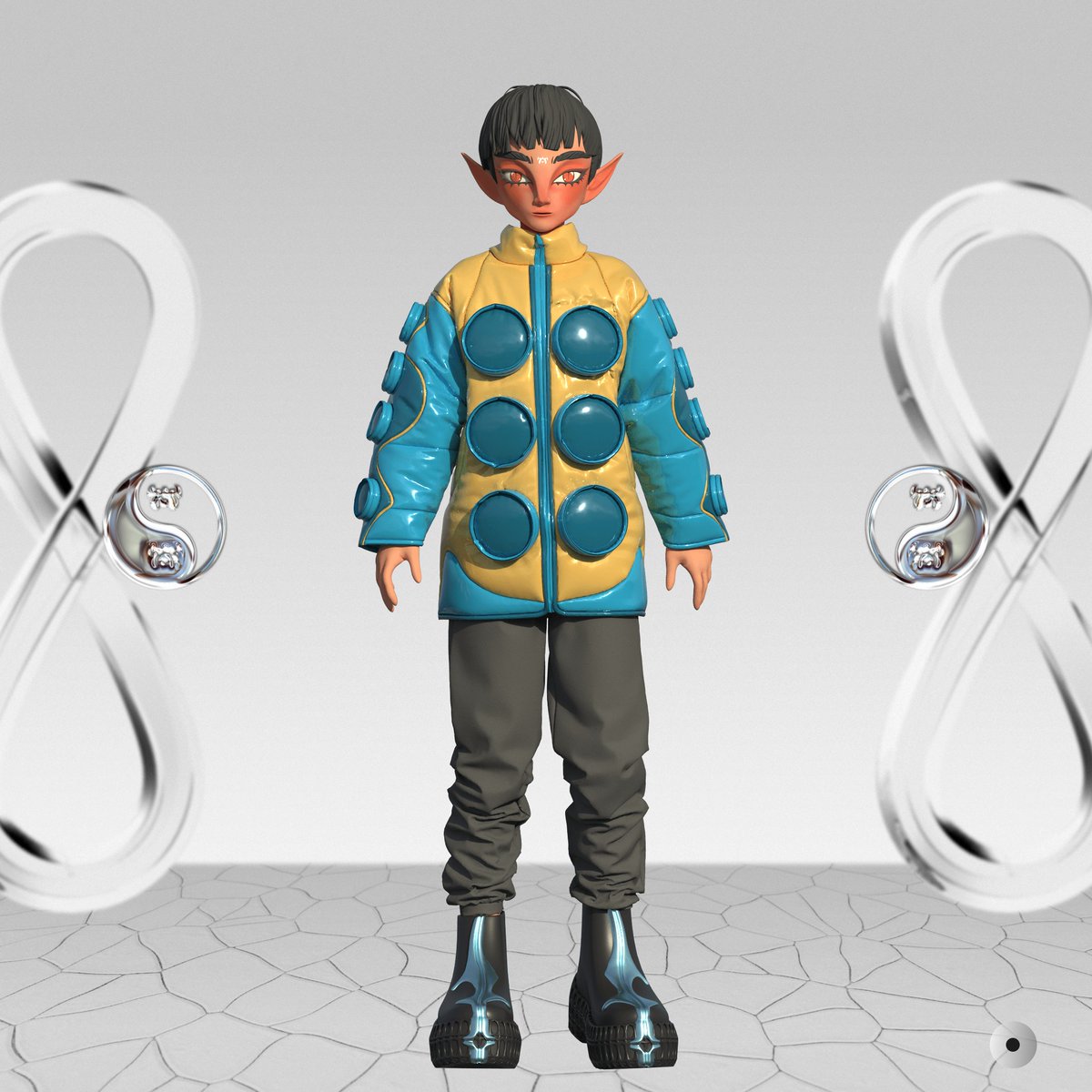 SUNOgenerated's tweet photo. Now I feel special! 👽 This stunning, unique digital fashion art is mine. Minted at @artisantnft, trading at @opensea. L F G 🚀 https://t.co/tELwLxeGUe https://t.co/T6DvGzELNH