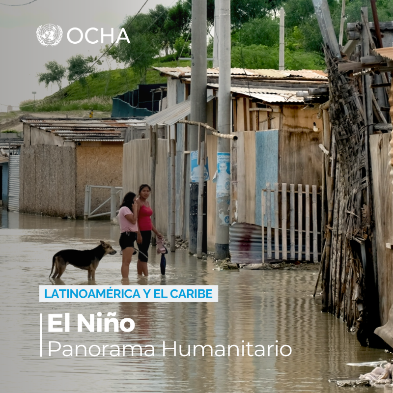 UNOCHA_Americas's tweet photo. Actualmente en fase de desarrollo, se prevé que #ElNiño afecte a Latinoamérica y el Caribe a lo largo de 2023, con escenarios de sequía y exceso de lluvia en distintas partes de la región.

Conoce más en el Panorama Humanitario sobre El Niño en Latinoamérica y el Caribe 👇