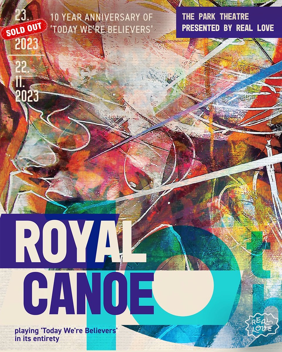 Congrats <a href="/royalcanoe/">Royal Canoe</a> on selling out the 10 year anniversary show for “Today We’re Believers” in 24 hours!

Demand was so high that we’ve added a second night!

November 22 at <a href="/myparktheatre/">The Park Theatre</a> ON SALE NOW
November 23 SOLD OUT

showpass.com/2royalcanoe23