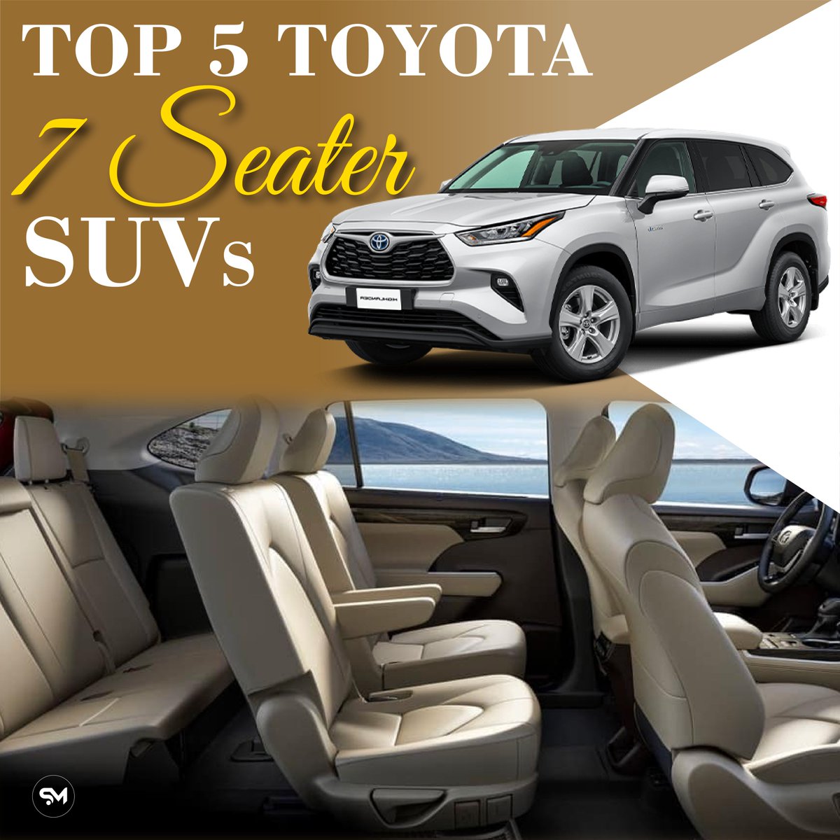 Top 5 Toyota 7-Seater SUVs!

Toyota offers an impressive range of 7-seater SUVs combining practicality, and reliability, ensuring that both passengers' comfort.

Check out the blog ➡️: spoliamag.com/toyota-7-seate…
 
#toyotasuv #toyata7seater #2023cars
#bestcars #cars