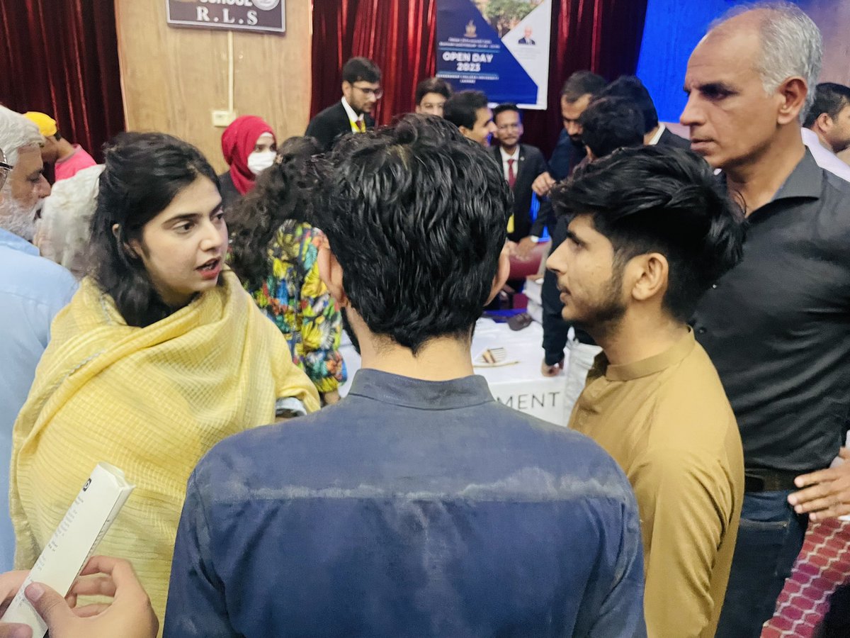 Law_GCU's tweet photo. Open Day at GCU marked a new wave of inspiring young aspirants to choose their future pathways in academics. Hats off to the Worthy Vice Chancellor @zaidia 
Some glimpses from the Law Deptt. at the Open Day in Bukhari Auditorium, Government College University Lahore! 
#GCUOpenDay https://t.co/ClYaqfBpWt