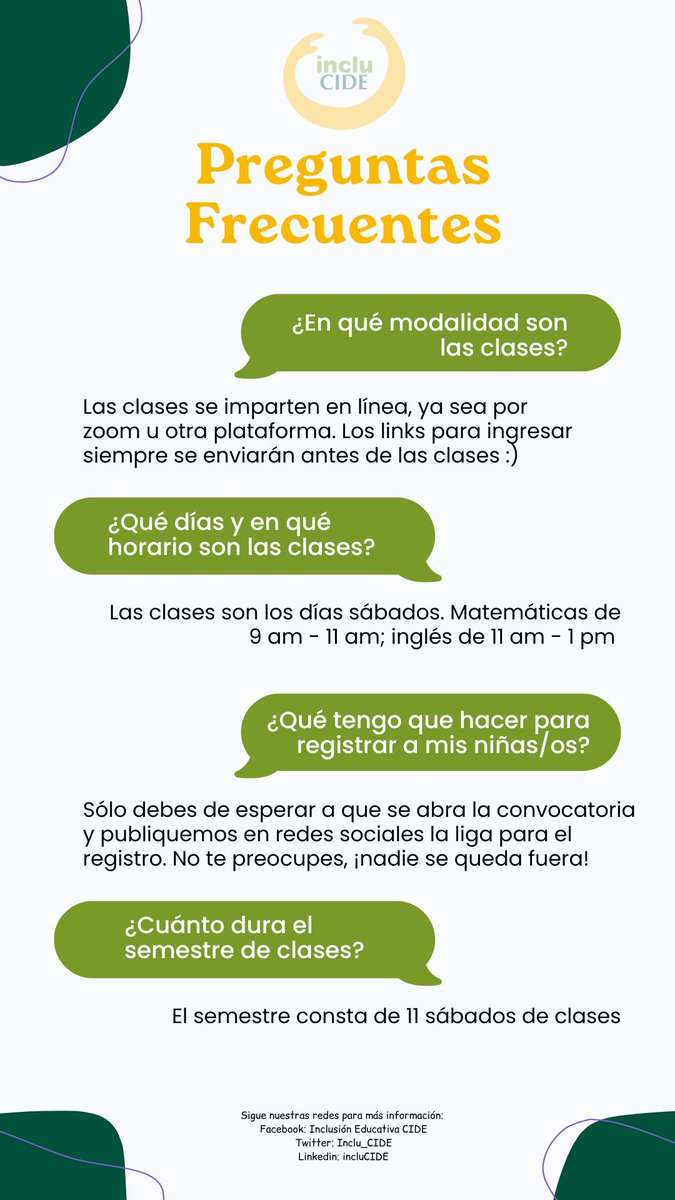 ¡Acá resolvemos algunas de tus dudas! Comenta si tienes alguna otra pregunta 😎