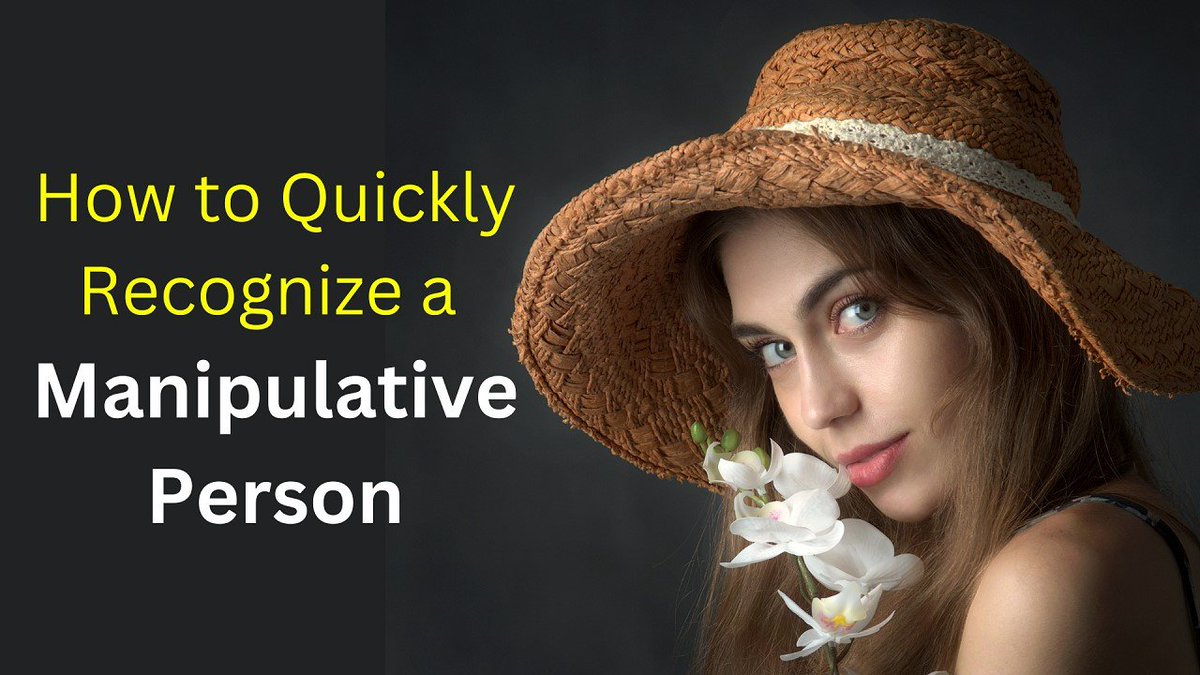 TrendingViralX's tweet photo. 🚩 Spotting manipulation is a crucial life skill! Learn how to quickly recognize manipulative individuals in our latest video. Don't let toxic dynamics take control. Watch now and empower yourself! #RecognizeManipulation #HealthyRelationships #Empowerment 
https://t.co/tWkxMIMQeQ https://t.co/xpd01qm3nA