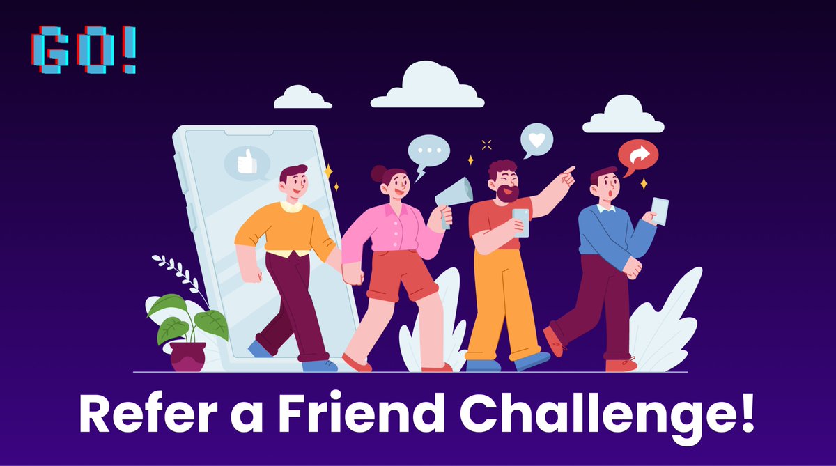 🚀 Introducing the Go! Referral Challenge - Win $500 Worth of Bitcoin and More! 🚀

Starts: Monday, August 28, Ends: Sunday, September 3

How to enter:
1️⃣ Follow us on Twitter (X) @Gohealthhero
2️⃣ Like and Retweet this Tweet
3️⃣ Refer a Friend: Visit chat.goplatform.io and