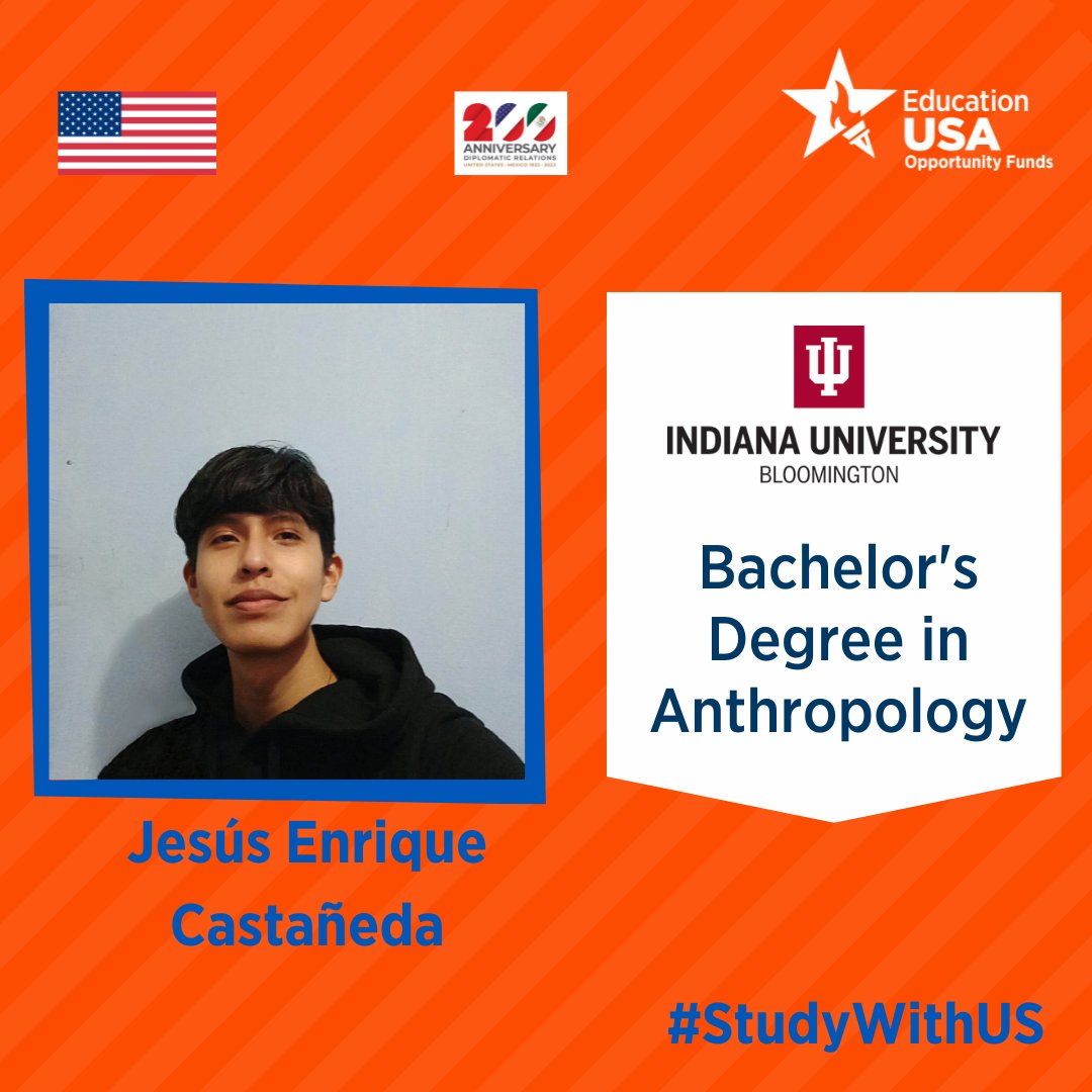 EdUSAPuebla's tweet photo. In the words of Antony Blinken, “International students bring their perspectives &amp; experiences to our classrooms &amp; campuses”. Jesús Enrique #OpportunityFundsGrantee23 will bring cultural &amp; social diversity to U.S. institutions. #EducationUSA #StudyWithUS #StudentSuccess https://t.co/Nl58t6wJ6F