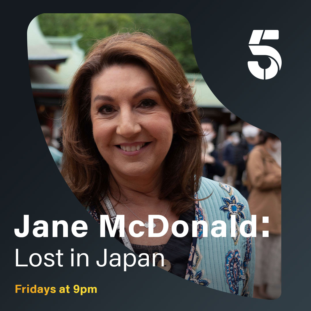 .@TheJaneMcDonald heads to #japan at 9pm 🛩 🇯🇵 What are you most looking forward to? 🤔