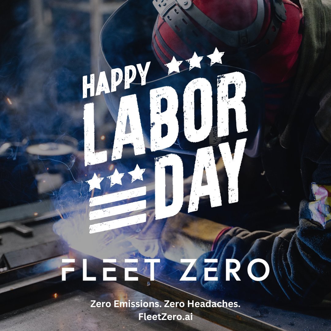Wishing our employees, customers and supporters a happy Labour Day! Thank you for your work and dedication in making sustainable transport, infrastructure and energy a reality. You bring meaning to our work at FleetZero!

#labourday #laborday #zeroemissions #thankyou