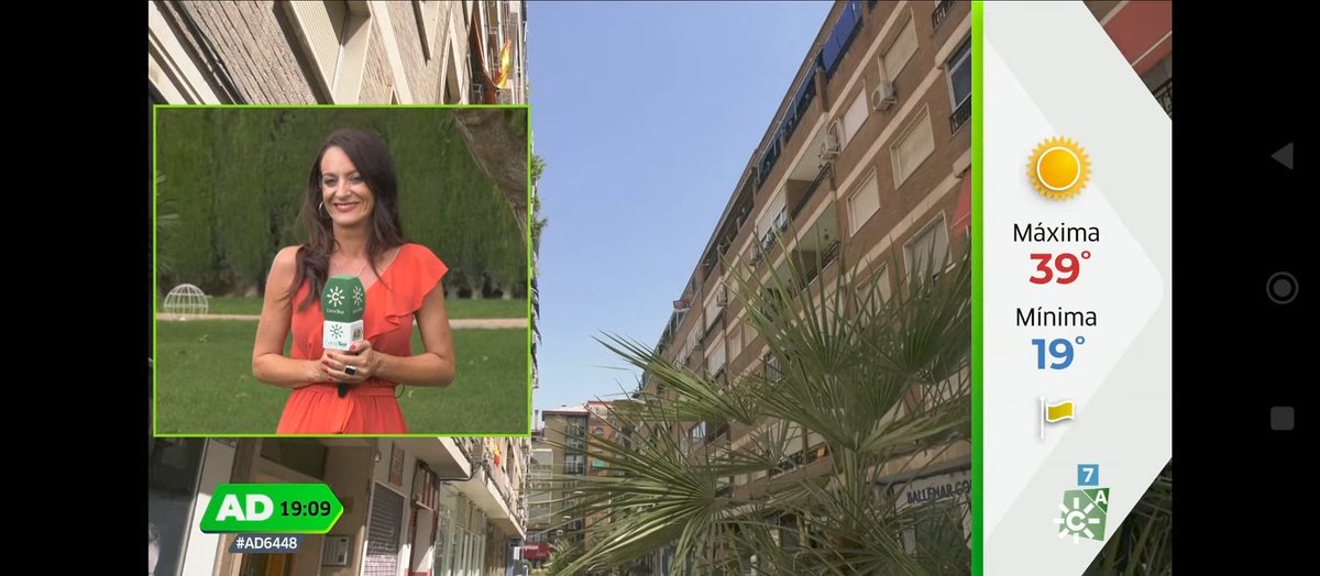 Nuestra <a href="/DeliaPuerta/">Delia Molina</a> nos cuenta el tiempo de la provincia de Granada máxima de 39 mínimas de 19 con alerta amarilla <a href="/adirecto/">Andalucía Directo ❎</a>