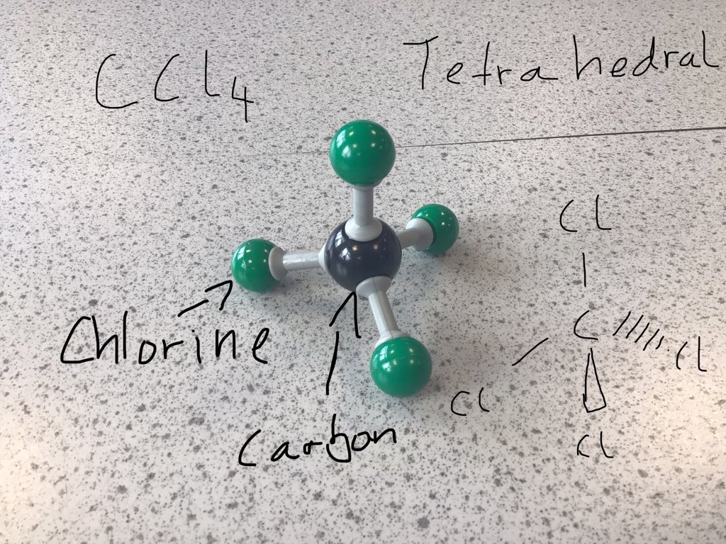 RowenaCB9's tweet photo. My #National5Chemistry class has been making #Molymod models of different molecules to help learn their shapes. iPads used to photograph them and Markup to annotate the photos. Fun! @AppleEDU @inspireSBC https://t.co/LrnhezKbG6