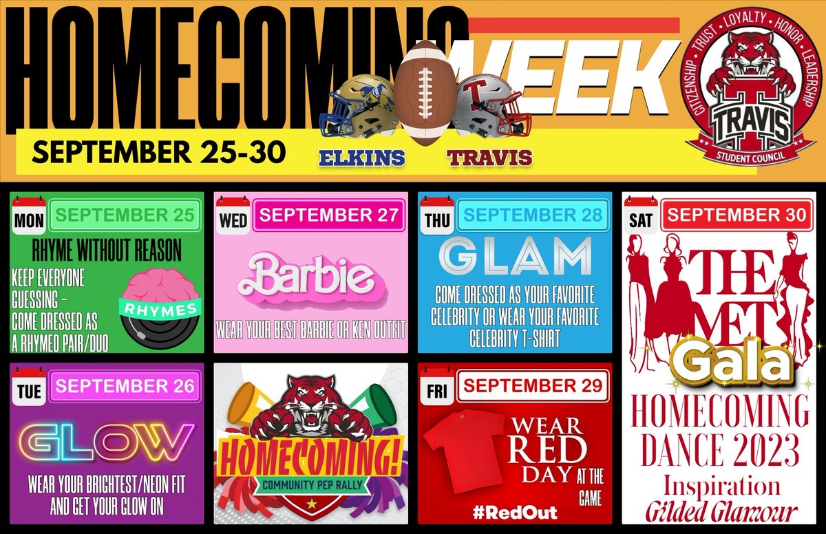 HOCO will be here before we know it! Start planning those outfits, Tigers!