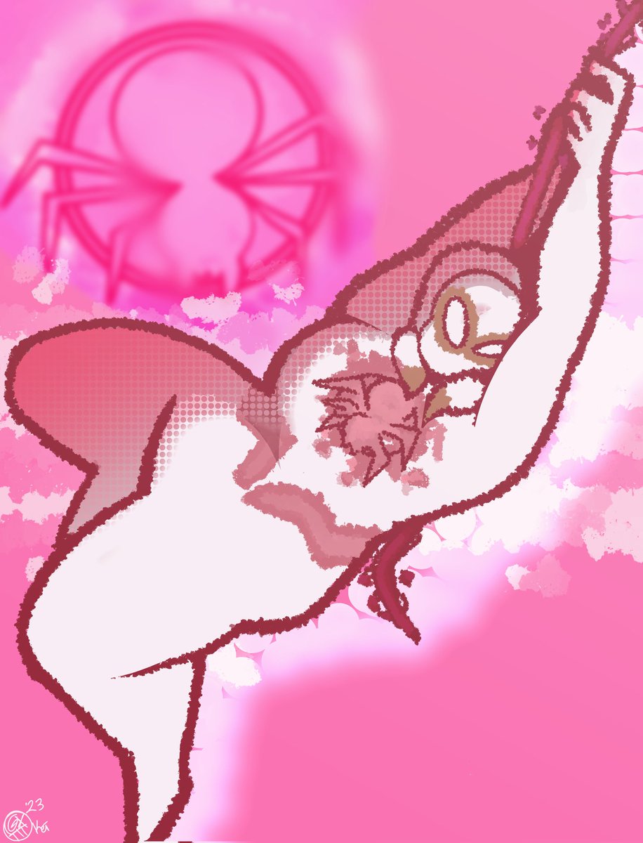 DigiDorKei's tweet photo. Commissions for a friend and their spoidersona #digikei https://t.co/PYVqaZadNf
